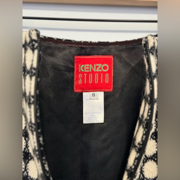 Vintage KENZO Studios polka dot Skirt Size 8 - Picture 3 of 9